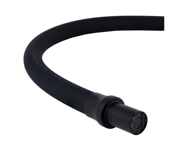 Смеситель для кухни гибкий Lidz Aria 020F3 Black Matt