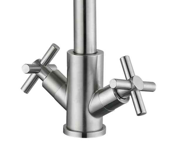 Змішувач для кухні Lidz Wind Nickel