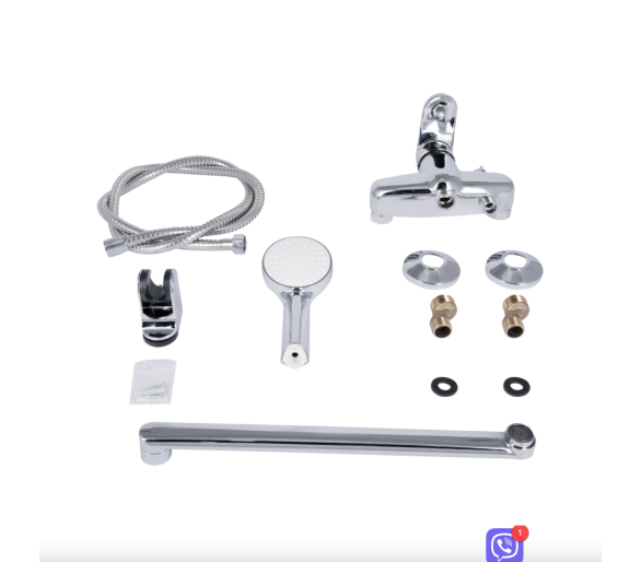 Змішувач для ванни Lidz Tani 0051 Chrome