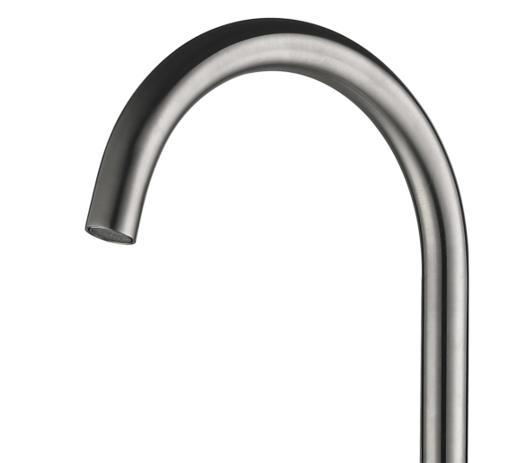Смеситель для ванны напольный Lidz Aria 004 Nickel