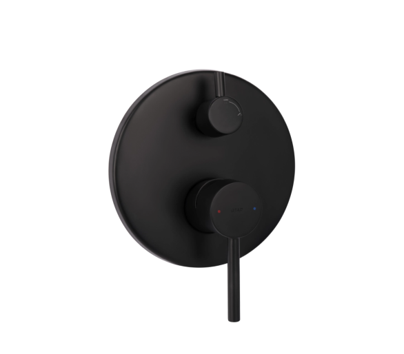 Душевая система скрытая 2 потр. Qtap Scorpio Black Matt