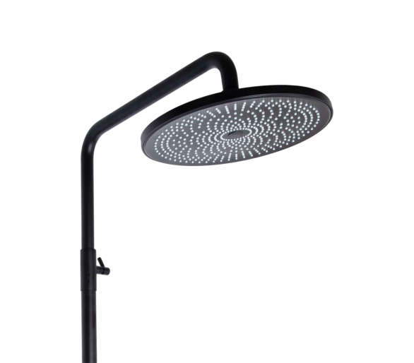 Душевая система 2 потр. Slavonice Qtap Black Matt