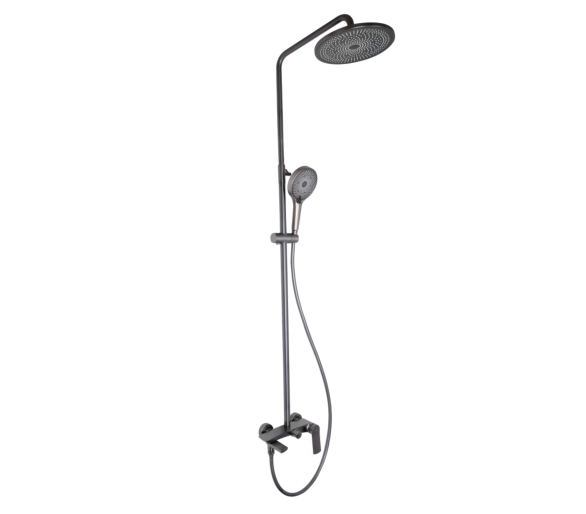 Душевая система 3 потр. Slavonice Qtap Gunmetal