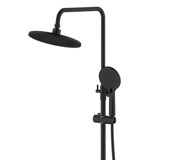 Душевая система 3 потр. Taurus Qtap Black Matt
