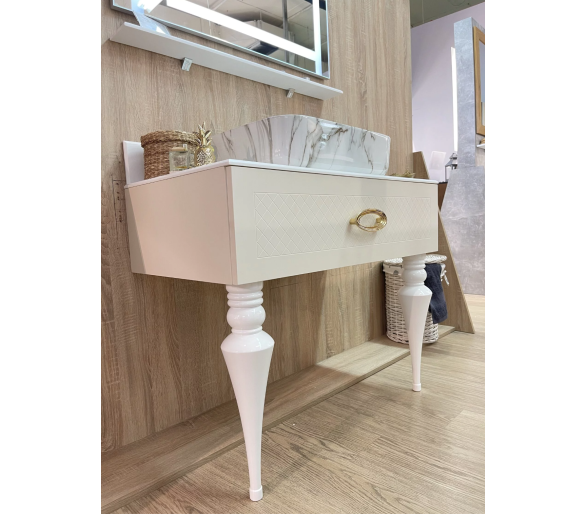 Тумба Fancy Marble AORE з умивальником Rea DEMI AiAX