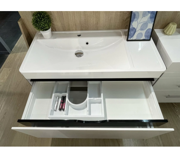 Тумба Fancy Marble Aspen 100 с умывальника Sacramento 1000