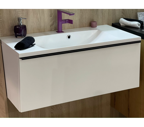 Тумба Fancy Marble Bermuda 1 с умывальником Edison 900c