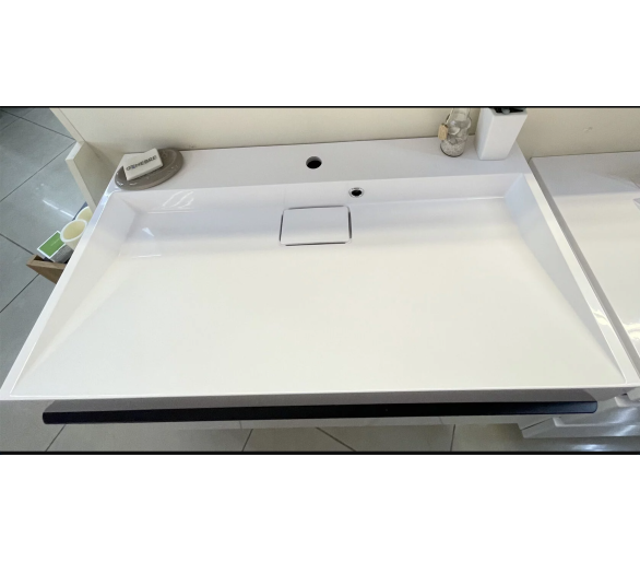 Тумба Fancy Marble Bermuda 1 с умывальником Vitold 900