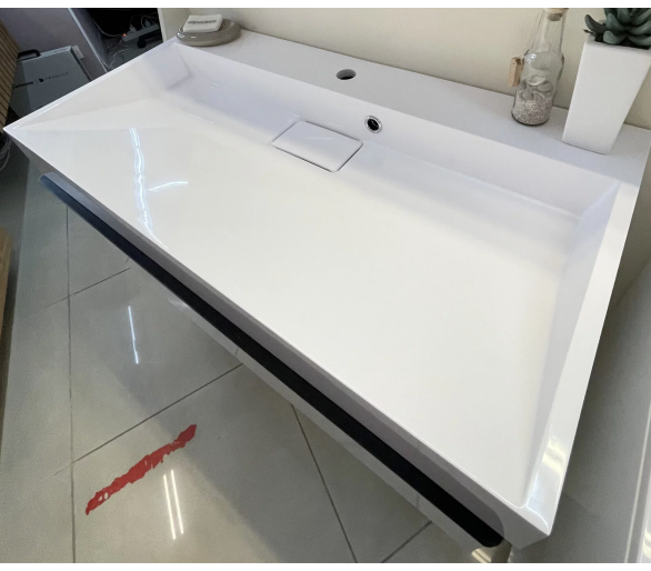 Тумба Fancy Marble Bermuda 1 с умывальником Vitold 900