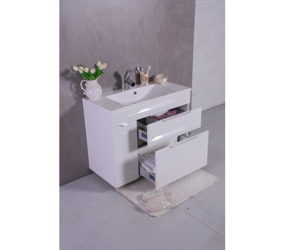 Тумба Fancy Marble Bermuda 2 з умивальником Edison 900