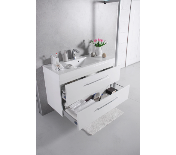 Тумба Fancy Marble Barbados 1 з умивальником Narva 1200