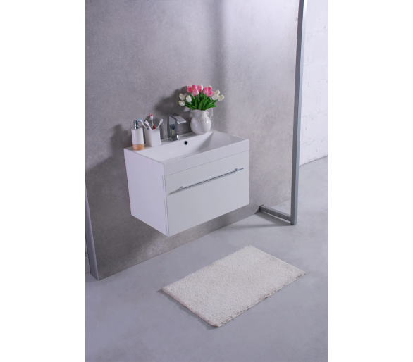 Тумба Fancy Marble Corsica 70 с умывальником Signe 700