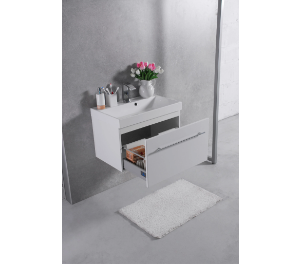 Тумба Fancy Marble Corsica 70 з умивальником Signe 700