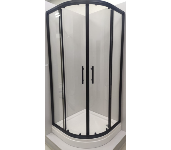 Душова кабіна Veronis Alonza Black 90x90x190 без піддону