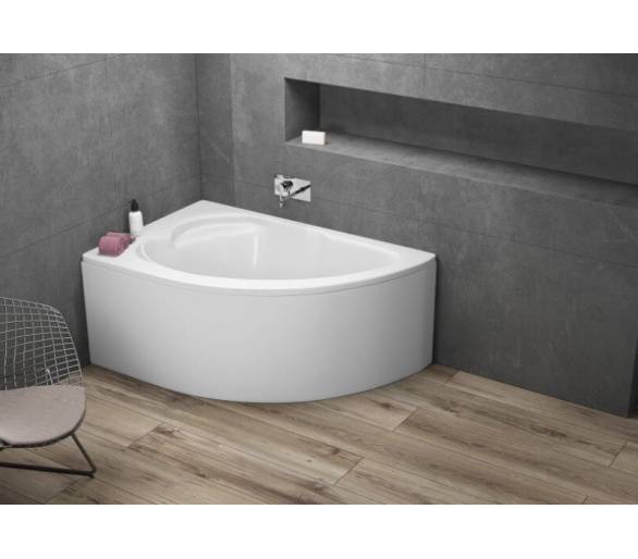 Акриловая ванна Polimat Standard 130x85 асимметричная левая