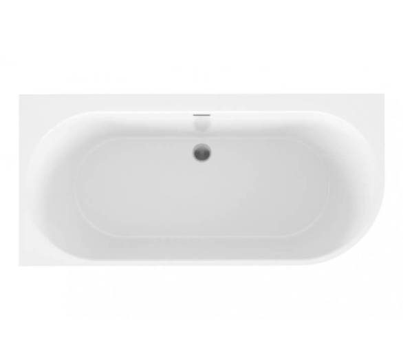 Акриловая ванна Polimat Sola 160x75 L/R отдельностоящая белая