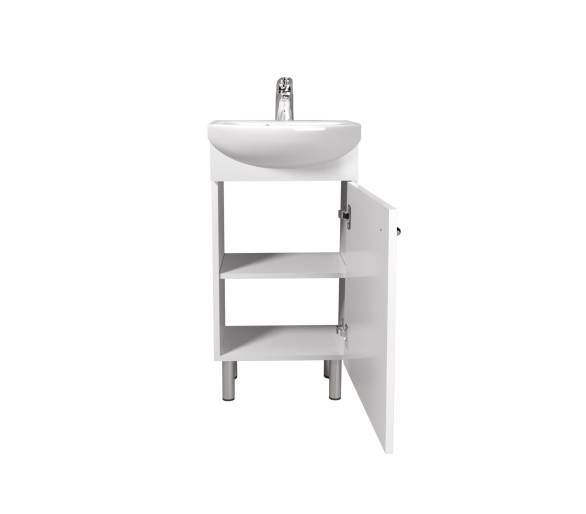 Тумба в ванную напольная MDD Фокус-40 с умывальником Solo 40