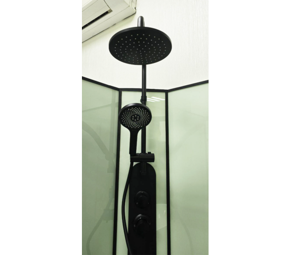 Душевой бокс Veronis BN-10-90 black 90x90x225 без крыши
