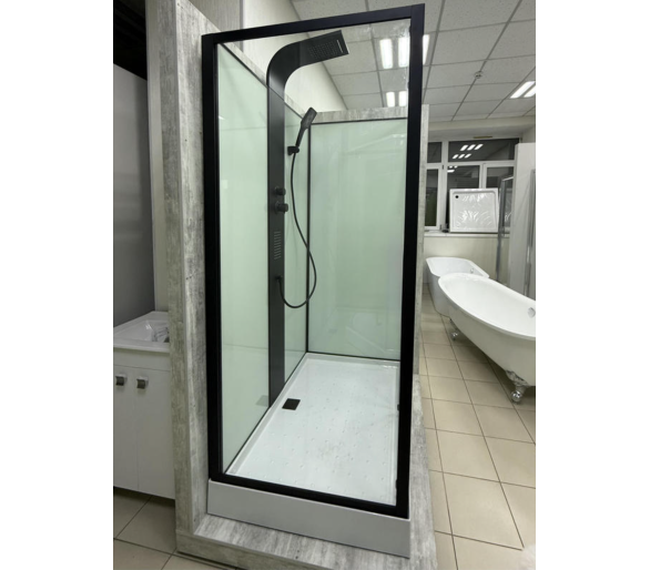 Душевой бокс Veronis BN-11-120 black 120x90x235 без крыши