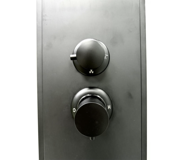 Душевой бокс Veronis BN-11-120 black 120x90x235 без крыши