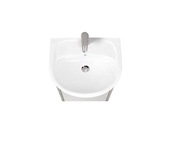 Тумба в ванную напольная MDD Nice Loft 50 с умывальником Solo 50