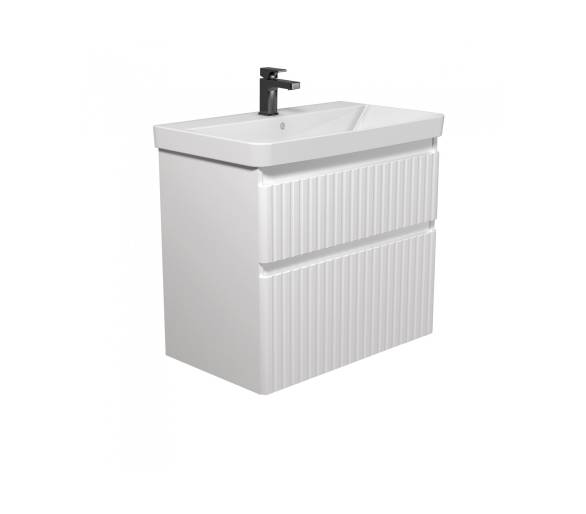 Тумба в ванную универсальная MDD Fluffy 80-U с умывальником Vivace 80