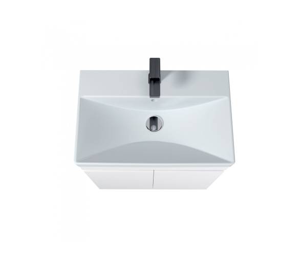 Тумба в ванную подвесная MDD Windy 60-U с умывальником Sempre 60