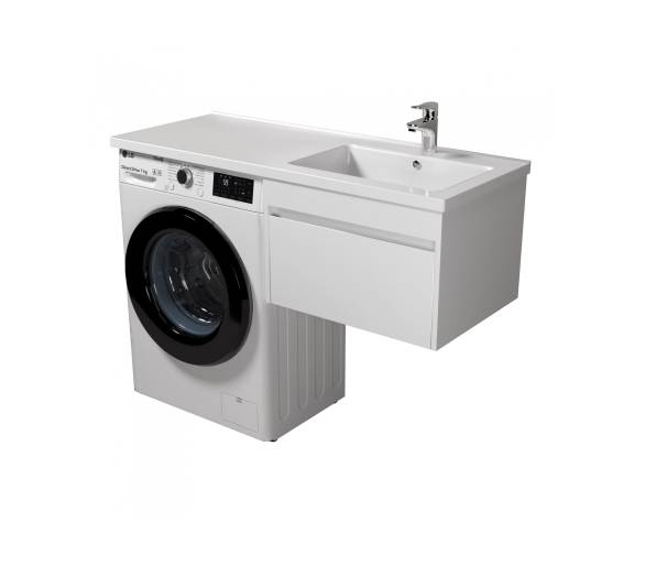 Тумба в ванную подвесная MDD Wing 60-А-W с умывальником Rodeo 120 R