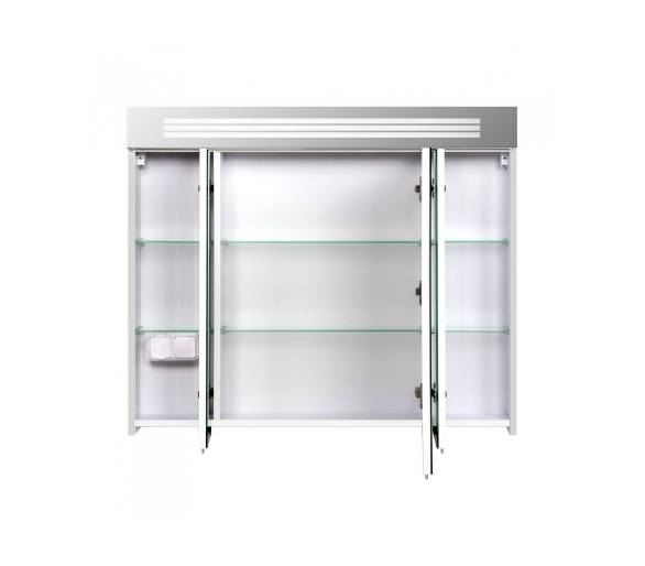 Зеркальный шкаф MDD Лагуна ЗШ-100 с LED-подсветкой