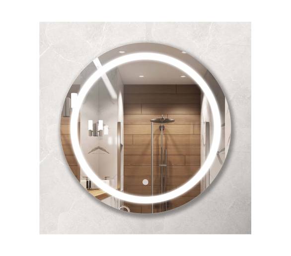 Зеркало MDD Sunny 80x80 с LED-подсветкой и сенсором