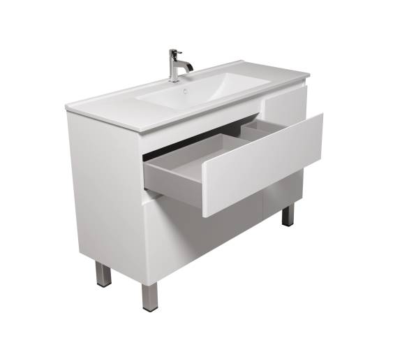 Тумба в ванную универсальная MDD Baki 120-U с умывальником Su-120