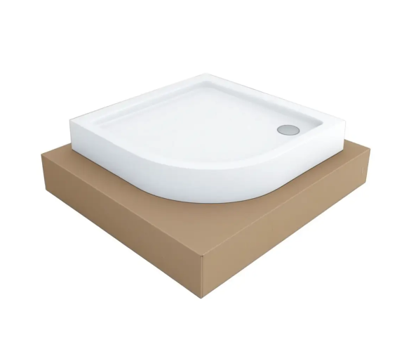 Душевой поддон 90x90x15 Shower SLENDER SW-10505 мелкий