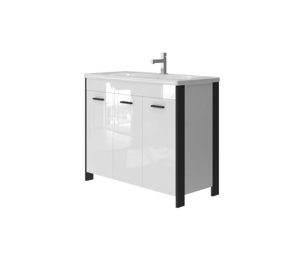 Тумба у ванну підлогова Juventa Brooklyn Br-100 чорна