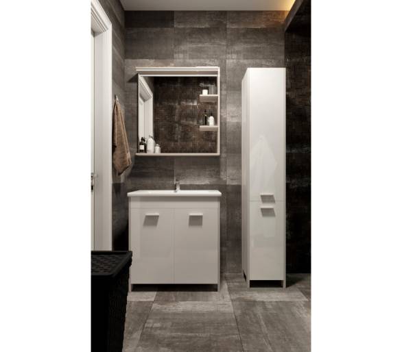 Дзеркало Juventa Brooklyn BrM-80 з LED-підсвіткою чорне