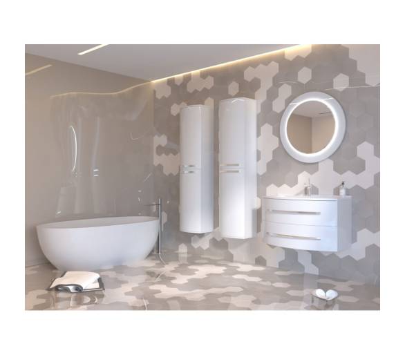 Зеркало Botticelli Vanessa VnM-80 красное с LED-подсветкой