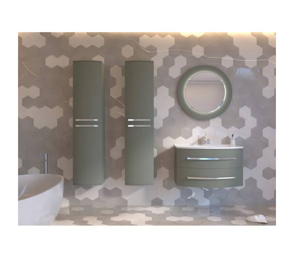 Дзеркало Juventa Botticelli Vanessa VnM-80 оливкове з LED-підсвіткою