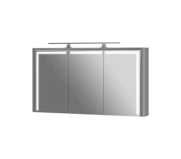 Дзеркальна шафа Botticelli Levanto LvM-128 сіра