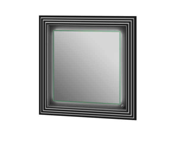 Дзеркало Botticelli Treviso TM-80 чорне з LED-підсвіткою