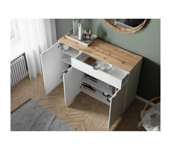 Комод напольный Botticelli Agora AgK-135 белый