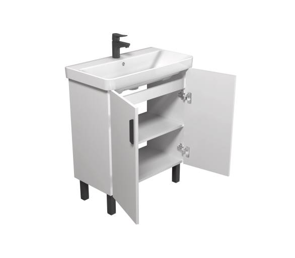 Тумба в ванную универсальная MDD Idea 70-U с умывальником River 70