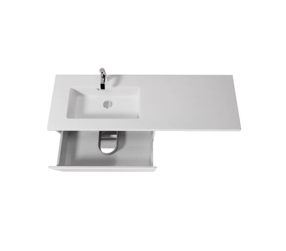 Тумба у ванну універсальна MDD Палермо 80-U з умивальником Adam 140 L