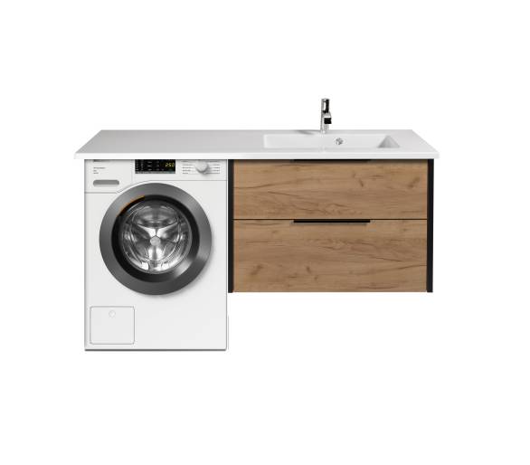 Тумба у ванну підвісна MDD Line Craft 80 з умивальником Adam 140 R