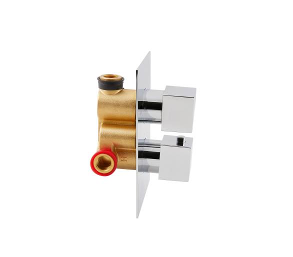 Душевая система скрытая термо. 2 потр. Qtap Aquarius Chrome