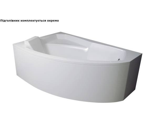 Акрилова ванна BESCO RIMA 140x90 см.