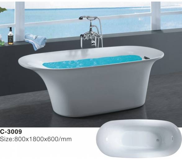 ᐉ Акрилова ванна Atlantis C 3009 купити в Києві за вигідною ціною. Доставка по Україні. Гарантія