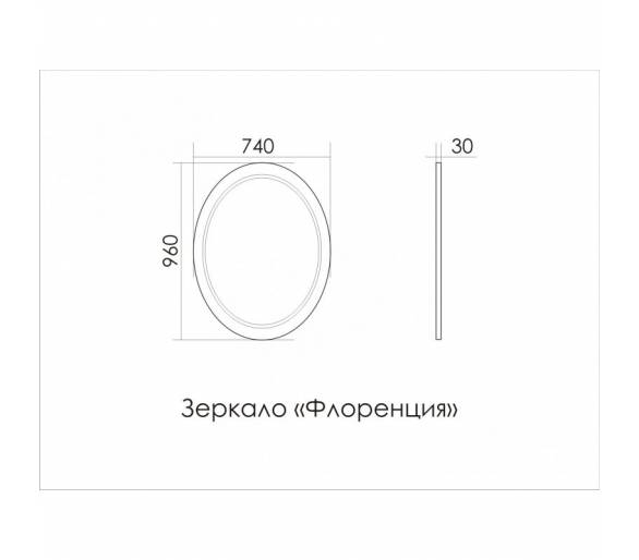 Дзеркало Флоренція 75 Ольвия (атол)